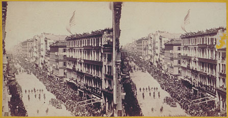 Lincoln's Funeral Procession, New York, April 25th, 1865