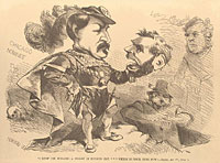 George McClellan (Hamlet) holding head of Abraham Lincoln