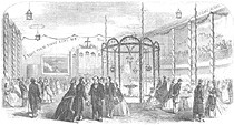 Plymouth Church Schoolroom, Brooklyn, Welcoming Back Rev. Henry Ward Beecher, Nov 17, 1863