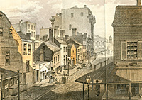 View of Baxter (late Orange St.) betw. Hester & Grand St. 1861