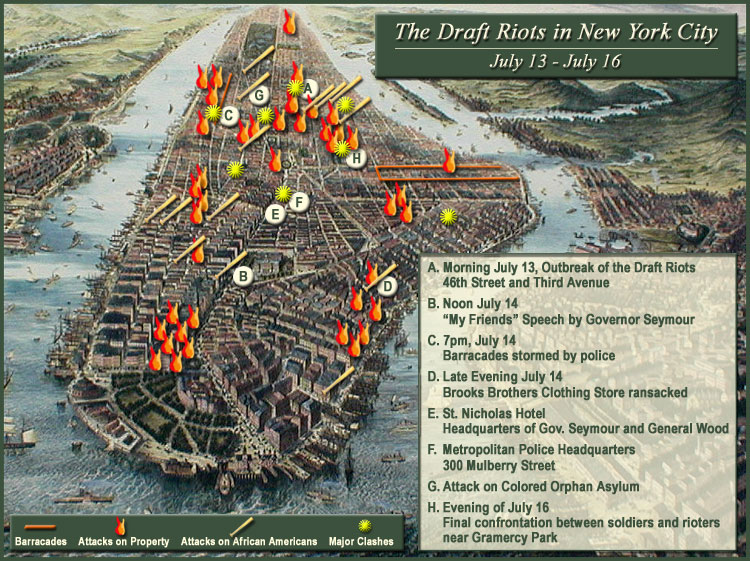 New York Riot Map