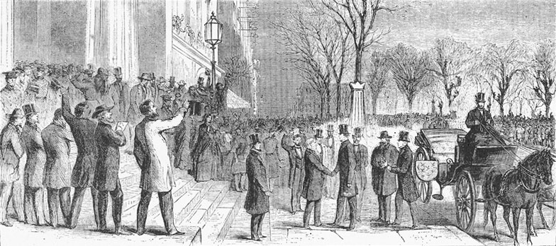 Lincoln's Arrival at Astor House