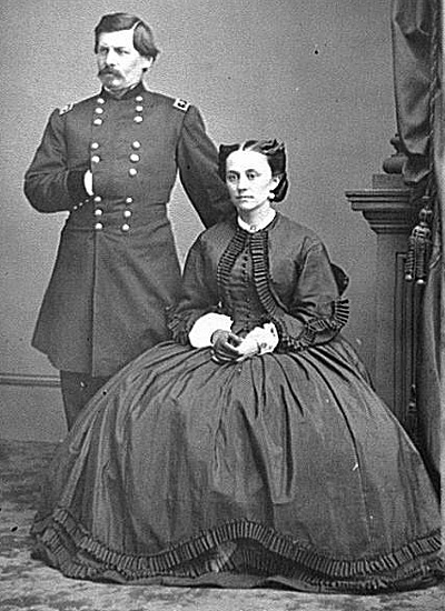 Major General George B. McClellan and his wife, Ellen Mary Marcy