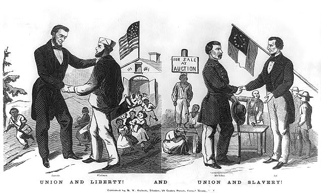 Union and Liberty! and Union and Slavery!